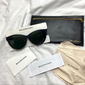 Balenciaga Tinted Cat-Eyed Sunglasses